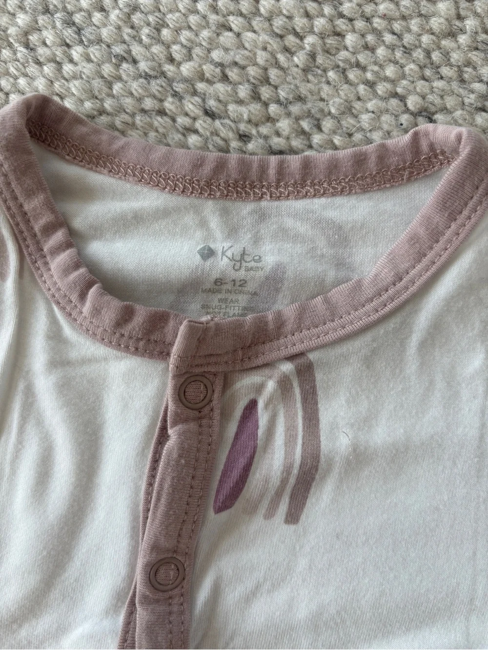 Kyte Baby Sunset Rainbow Snap Footie
